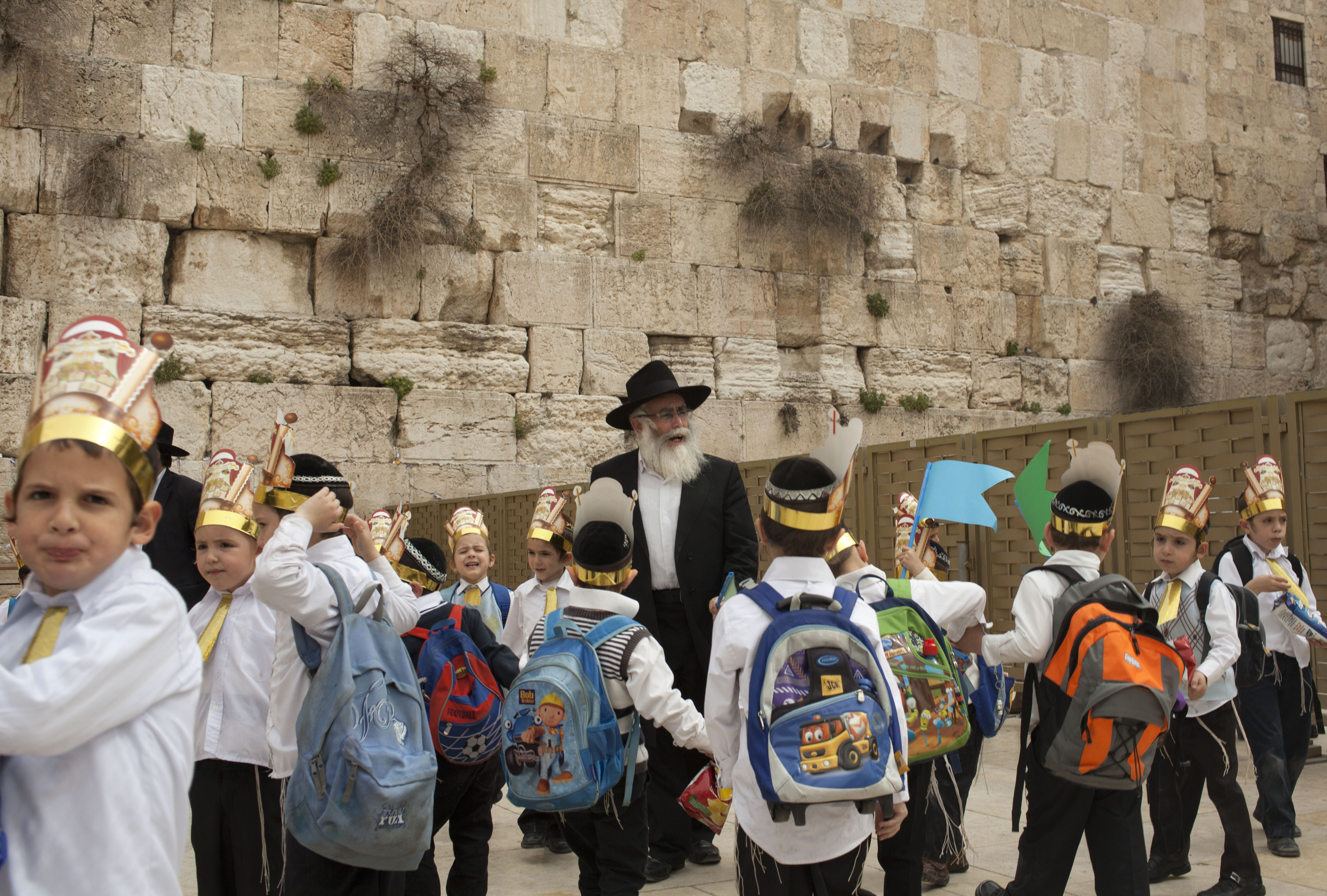 According to the Chief Prosecutor of the International Criminal Court (ICC) in The Hague, these Yeshiva children in the Jewish Quarter of Jerusalem are actually war criminals, guilty of human-rights crimes for daring to live in "occupied Palestinian land."