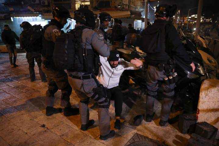 Palestinian rioters attacked Israeli civilians and disobeyed Israeli police in Jerusalem for nine days before a right-wing Israeli group began a counter protest and protection patrols. The New York Times and other media falsely characterized the violence as being provoked by Israelis.