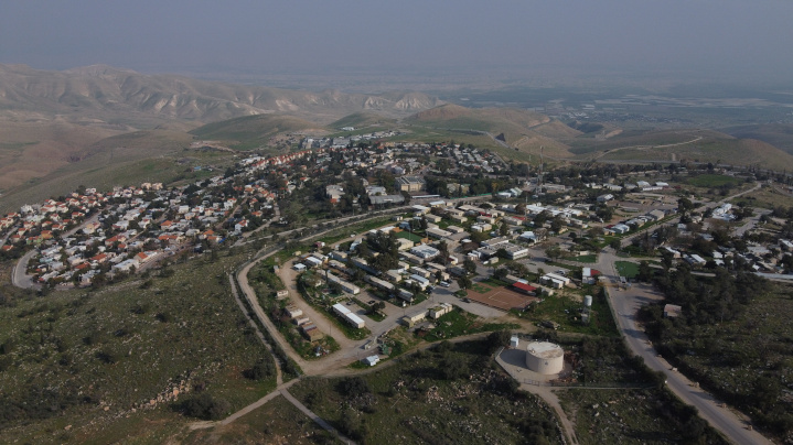 The community of Ma’ale Efraim in the Jordan Valley, a region where Jews are the majority population and Israel is planning to extend civil sovereignty. This territory is part of that originally granted the Jewish state by the League of Nations a century ago.