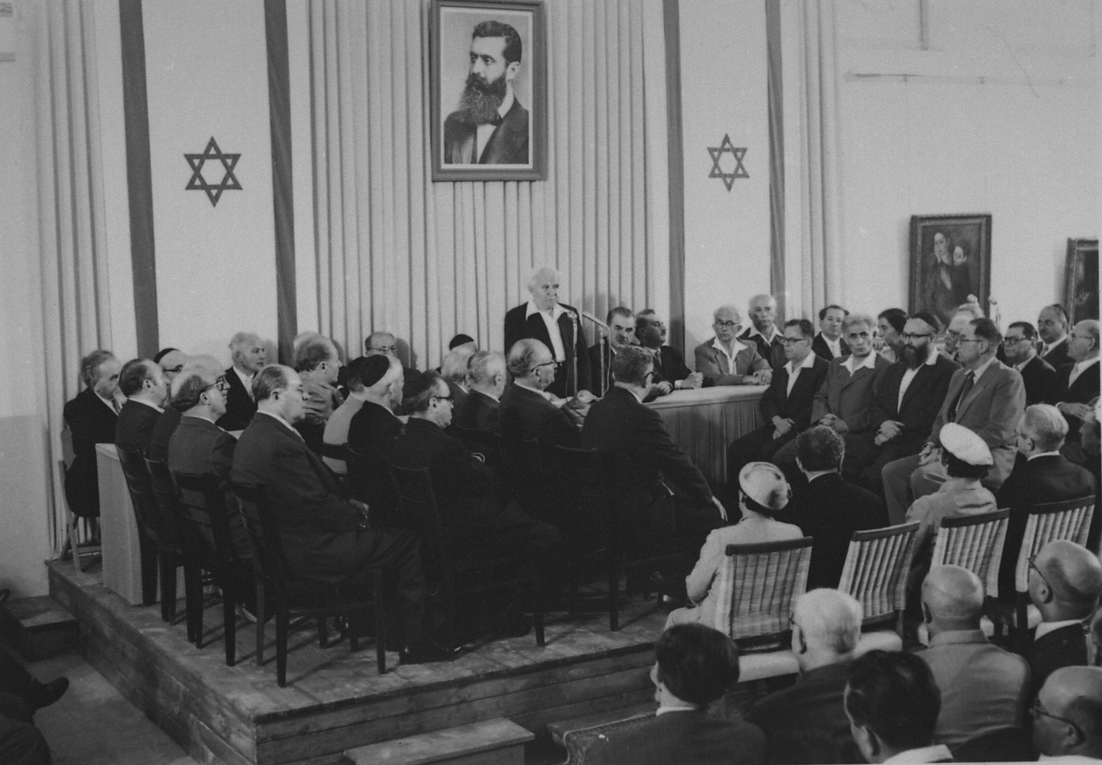 David Ben-Gurion proclaims Israel’s independence on May 14, 1949