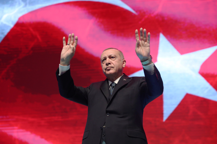 Turkish strongman President Recep Tayyip Erdogan is de-democratizing Turkey and pursued an Islamist strategy at home and abroad, particularly in Syria and Libya, and he cultivates relations with Hamas and the Palestinian Authority—all contrary to U.S., European and NATO interests.