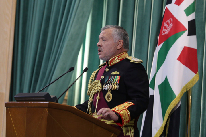 Jordan’s King Abdullah announces that his Kingdom is asserting its full sovereignty over contested farms in the Jordan Valley. The move cancels a quarter-century-old leasing agreement with Israel.