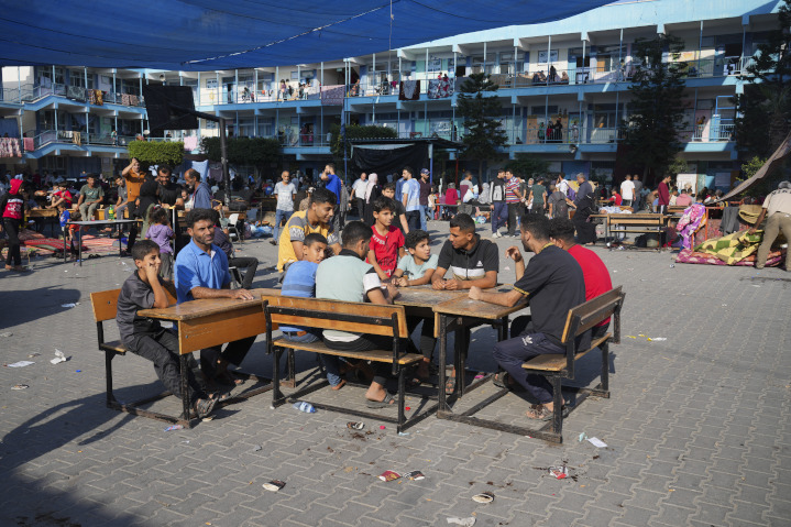 UNRWA schools in Gaza like this commonly serve as massive Hamas weapons depots and sites of military tunnel entrances, endangering students. Thousands of Hamas members work as teachers at UNRWA schools, where students are taught antisemitism and terror techniques. 