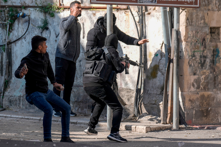 Rogue Palestinian gunman battle Israeli Defense Forces in terrorist hotbed Jenin. Such terrorist splinter groups operate independently of the ruling Palestinian Authority, representing just one of many huge obstacles to the U.S. in forging a two-state solution.