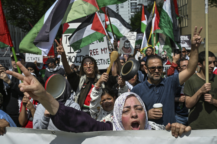 Pro-Hamas demonstration in Edmonton, Canada represents pressure from Muslim and leftist voters in France, the UK and Canada to recognize a state of “Palestine” in coming weeks. Such recognition, however, will do nothing to help Palestinians, nor will it motivate Israel to cease fire.