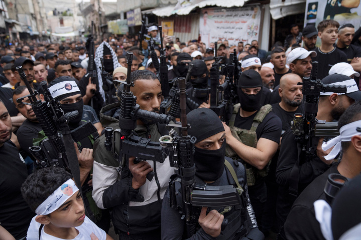 “Palestinian Civilians?” Like these Palestinian gunmen, most terrorists do not wear uniforms. Yet official Palestinian health agencies, many NGOs and media outlets consider them civilians for purposes of death tolls. This is just one example of the lies told against Israel in the media. 