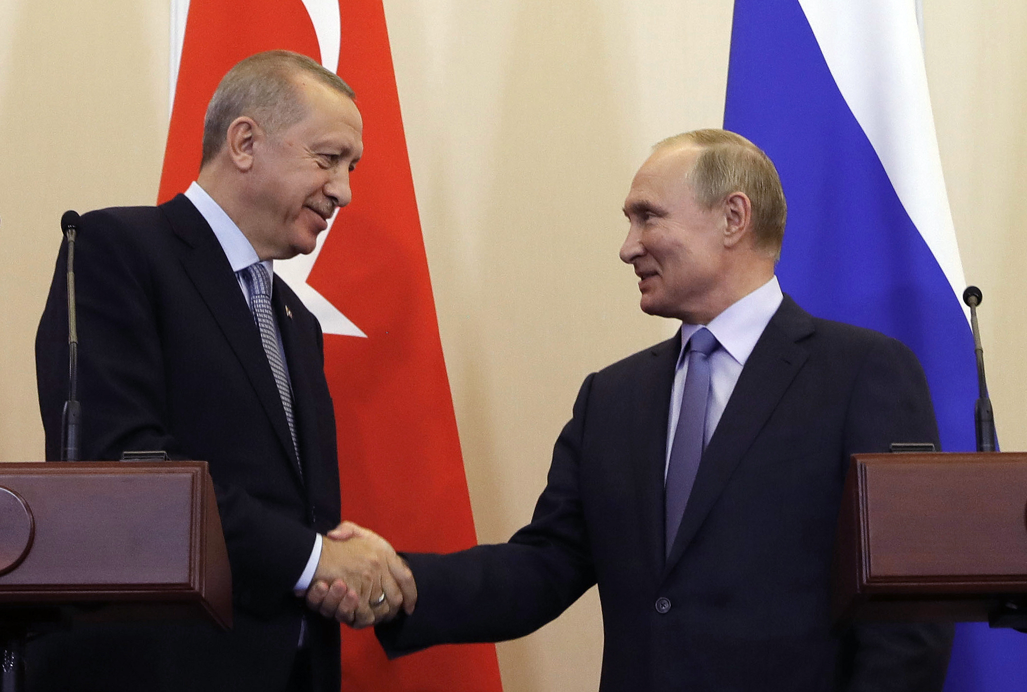 Turkey’s President Erdogan and Russia’s President Putin cement their alliance in Syria, one more step that threatens the goals of the U.S. and its allies and underscores the wisdom of expelling Turkey from NATO.