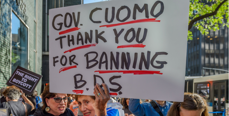FLAME.AP.Hasbarah.WhatDoesBDSWant.022419-769×390-crop-2 Some 26 states have made BDS against the Jewish state illegal