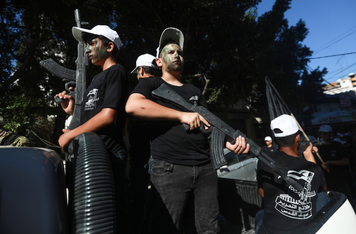 Thousands of young Palestinian boys learn the art of jihadi warfare and hate of Jews at Hamas summer camps. While the media criticize Israeli communities in disputed territories, the Palestinians incite their children to resist peace and prolong the fighting for generations.