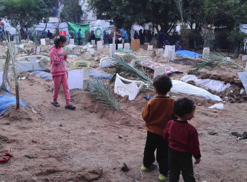 A mass grave west of Gaza City is one of hundreds in the war zone, containing thousands of bodies, many unidentified. Thousands more unknown dead are believed buried in the rubble of collapsed buildings. These factors make accurate death-toll estimates today nearly impossible.